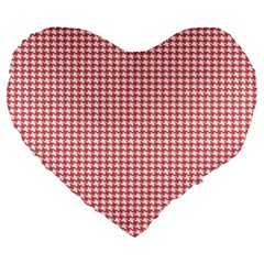 Pattern 94 Large 19  Premium Flano Heart Shape Cushions by GardenOfOphir