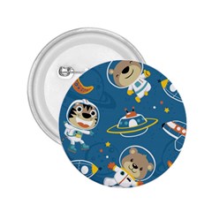 Seamless-pattern-funny-astronaut-outer-space-transportation 2 25  Buttons by uniart180623