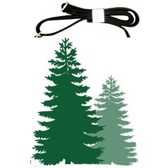 Pine Trees Spruce Tree Shoulder Sling Bag by Modalart