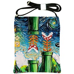 Cartoon Game Games Starry Night Doctor Who Van Gogh Parody Shoulder Sling Bag by Modalart