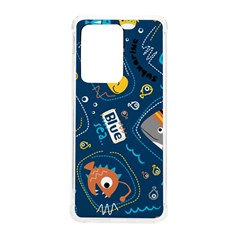 Seamless Pattern Vector Submarine With Sea Animals Cartoon Samsung Galaxy S20 Ultra 6 9 Inch Tpu Uv Case by Bedest