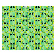 Alien Pattern- Premium Plush Fleece Blanket (small) by Ket1n9