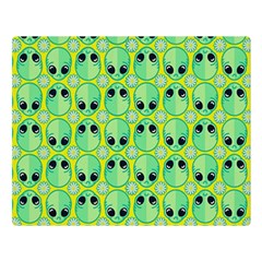 Alien Pattern- Premium Plush Fleece Blanket (large) by Ket1n9