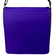 Ultra Violet Purple Flap Closure Messenger Bag (s) by Patternsandcolors
